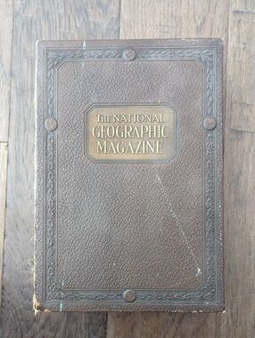 1937 National Geographic Leather Bound Magazine